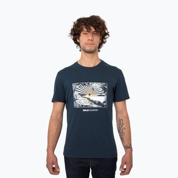 Herren Wild Country Flow Kletter-T-Shirt navy
