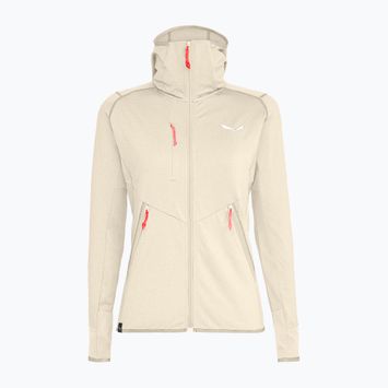Trekking Sweatshirt Hoodie Damen Salewa Agner Hybrid PL/DST oatmeal melange