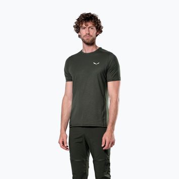 Salewa Puez Dry Herren-Trekkinghemd dunkel oliv
