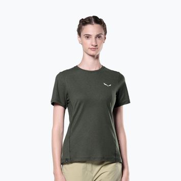 Salewa Puez Dry Damen-Trekking-Shirt dunkel oliv