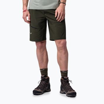 Trekking Shorts Herren Salewa Puez 4 dark olive