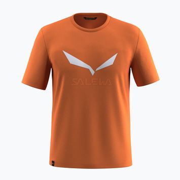 Salewa Solidlogo Dry T-Shirt für Herren in Orange