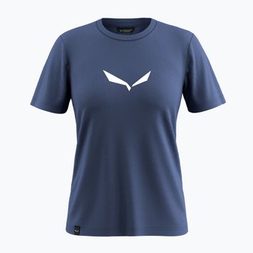 Salewa Damen Solid Dry dunkles Denim-T-Shirt