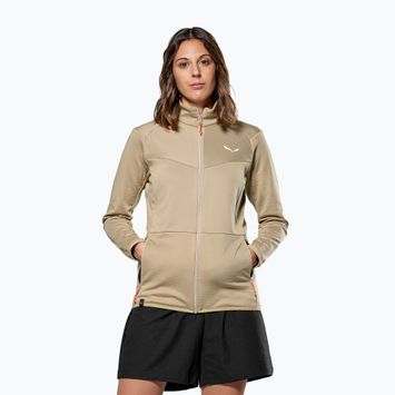 Damen-Trekking-Sweatshirt Salewa Puez Cammio EN quicksand