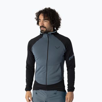 Herren-Trekkingpullover DYNAFIT Transalper Light Polartec Hoody black out cinder/0720