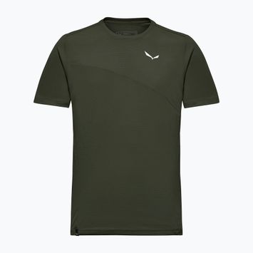 Herren-Trekking-T-Shirt Salewa Puez Sporty Dry dark olive