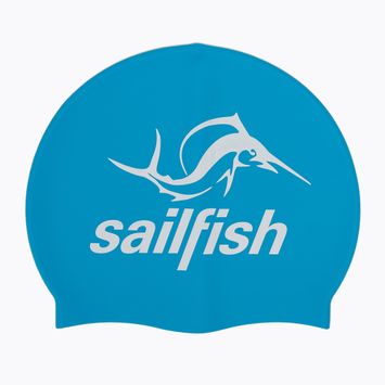 Segelfisch SILICONE CAP Badekappe blau