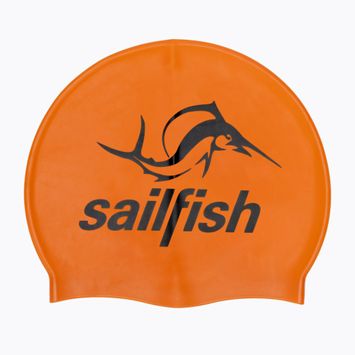 Segelfisch SILICONE CAP Badekappe orange