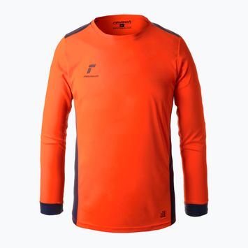 Torwart-Longsleeve Kinder Reusch Match Longsleeve Padded Junior shocking orange/blue