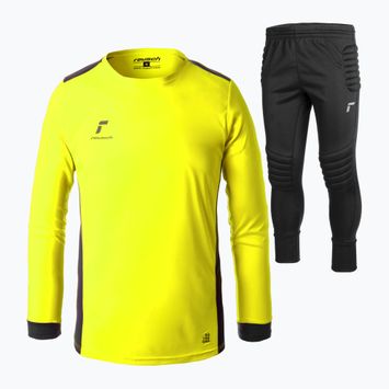 Torwart-Set Kinder Reusch Match Set Junior safety yellow/black