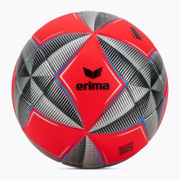 ERIMA Senzor Star Match Fluo feurige Koralle/schwarz Fußball Größe 5