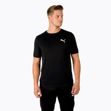 Herren Trainings-T-Shirt PUMA Active Small Logo schwarz 586725