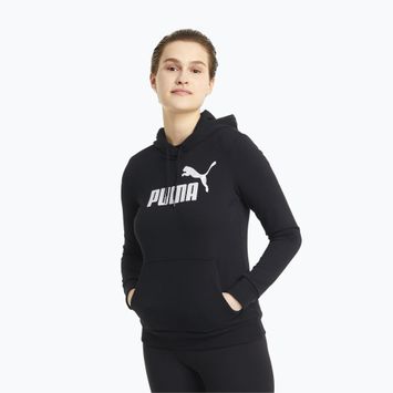 Damen Hoodie Sweatshirt PUMA Essentials Logo Hoodie TR puma black