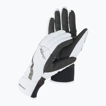 Skihandschuhe Damen ZIENER Kitty Aquashield white