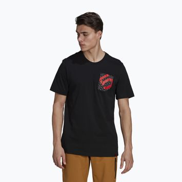 Herren adidas FIVE TEN Brand Of The Brave Radfahren T-shirt schwarz