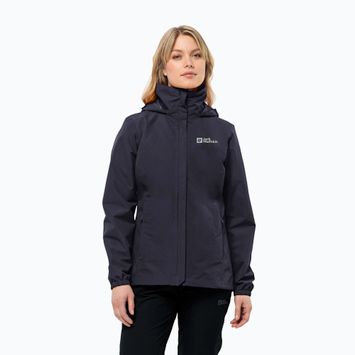 Jack Wolfskin Stormy Point 2L Damen Regenjacke graphit