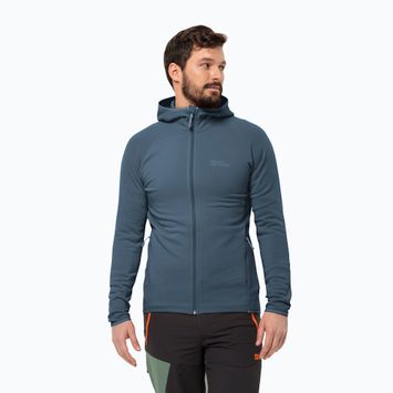 Herren Jack Wolfskin Baiselberg Hooded Fz Fleece-Sweatshirt