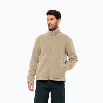 Jack Wolfskin Herren Fleece-Sweatshirt Felslicht anis