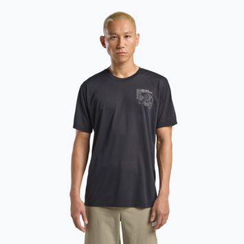 Trekking-Shirt Herren Jack Wolfskin Vonnan Graphic explore phantom