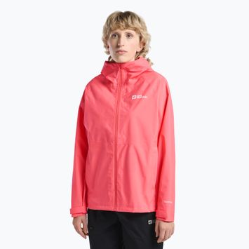 Regenjacke Damen Jack Wolfskin Prelight 2.5L LT sunset coral