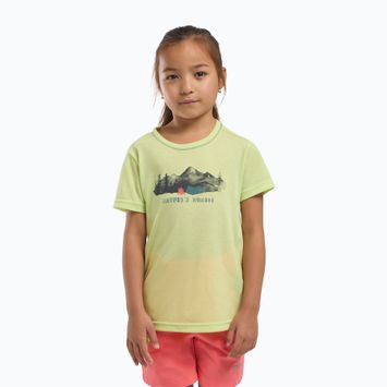 Shirt Kinder Jack Wolfskin Hiking Graphic T print cool matcha