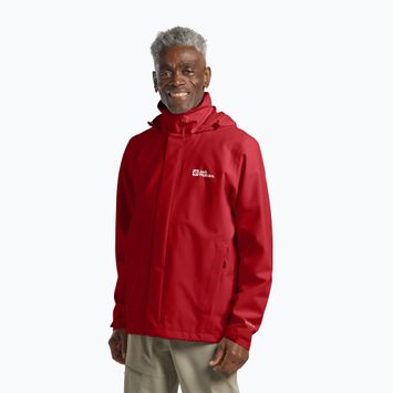 Regenjacke Herren Jack Wolfskin Trailtime 2L adrenaline red