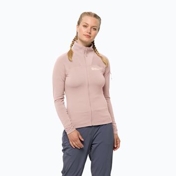 Jack Wolfskin Damen-Trekking-Sweatshirt Prelight FZ rosa 1710981