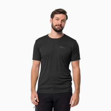 Jack Wolfskin Tech Herren-Trekking-T-Shirt schwarz 1807072