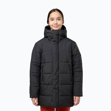 Isolierte Jacke Kinder Jack Wolfskin Teen Ins Long granite black