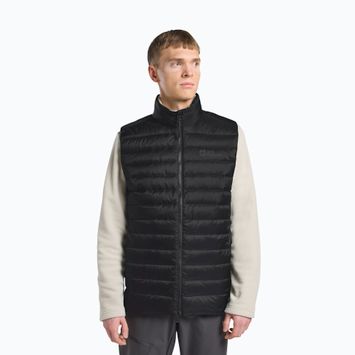 Herren Jack Wolfskin Pilvi Down trekking ärmellos schwarz
