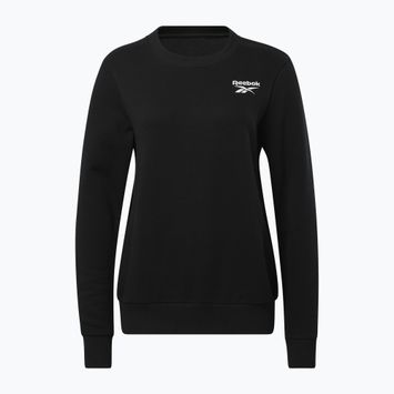 Hoodie Sweatshirt Damen Reebok Identity Small Logo French Terry Crew black