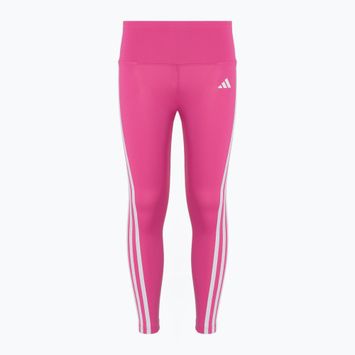 Kinder-Leggings adidas Essentials Aerorady 3-Stripes High Waisted halbtransparent fuchsia/weiß