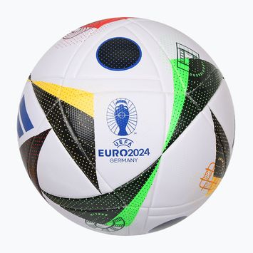 adidas Fußballliebe 2024 Liga Box weiß/schwarz/glow blau Größe 4 Fußball