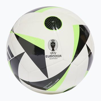 adidas Fussballiebe Club Fußball weiß/schwarz/solar grün Größe 4