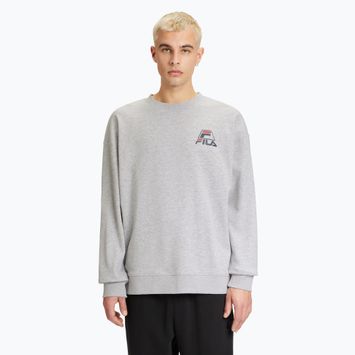 Herren Hoodie Sweatshirt FILA Lahti Crew light grey melange