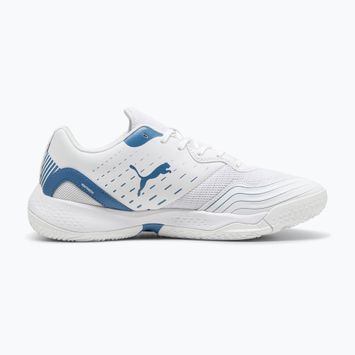 PUMA Solarflash III Indoor-Sportschuh puma weiß/blau horizon