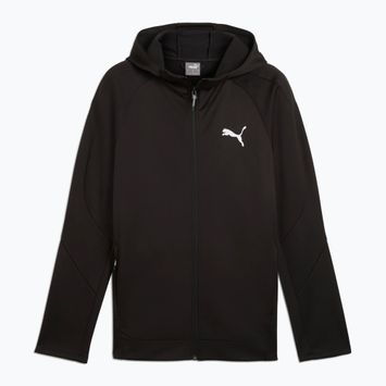 Herren Sweatshirt PUMA Evostripe Warm Hoodie FZ DK puma schwarz