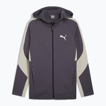 Herren Sweatshirt PUMA Evostripe Hoodie FZ DK galactic gr