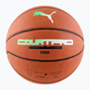 PUMA teamJAWS Court Pro Basketball Leder braun/dunkel Schatten Größe 7