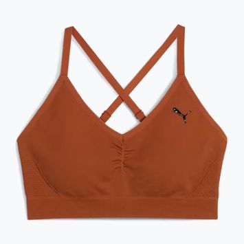 PUMA Move Shapeluxe Nahtloser Fitness-BH in Teak