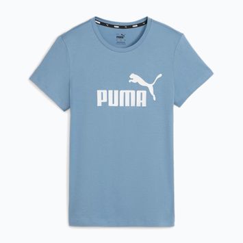 PUMA ESS Logo Tee für Damen zen blau