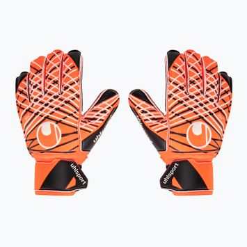 Torwarthandschuh uhlsport Soft Resist + Flex Frame fluo orange/weiß/schwarz