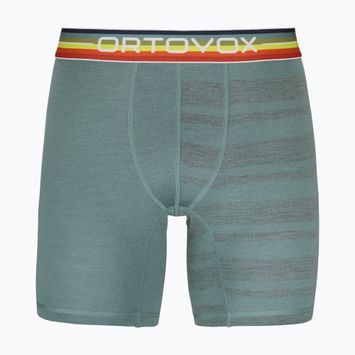 Thermoaktive Boxershorts Herren ORTOVOX 185 Rock'N'Wool arctic grey