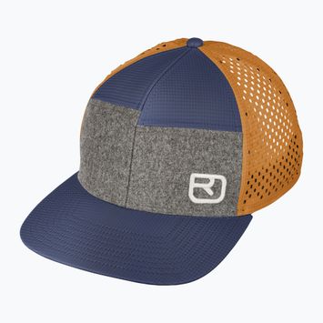 Ortovox Logo Air Trucker Tiefsee Baseballmütze
