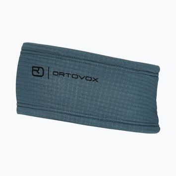 ORTOVOX Fleece Grid Stirnband tief dunkel arktisch grau