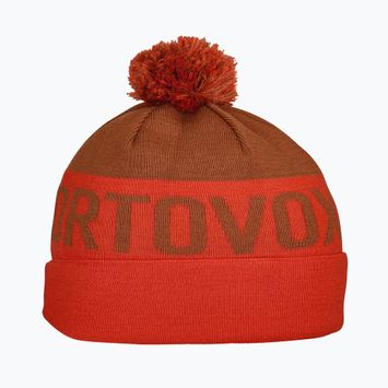 Wintermütze ORTOVOX Bobble Knit hot orange