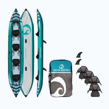 SPINERA Hybris 510 teal/weiß/grau 4-Personen aufblasbares Kajak