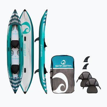 SPINERA Hybris 410 teal/weiß/grau 2-Personen aufblasbares Kajak
