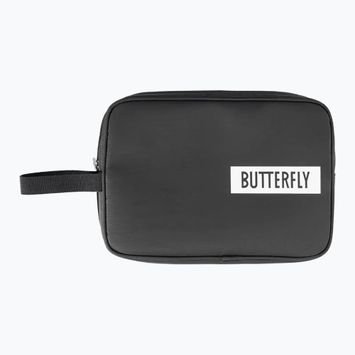 Butterfly Logo Tischtennisschlägerhülle doppelt schwarz