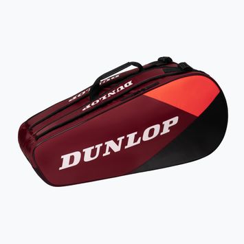 Tennistasche Dunlop CX-Club 6 RKT rot/schwarz/rot